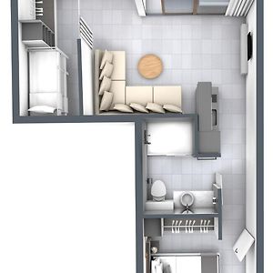 Appartement à 1 Chambre à Coucher